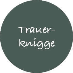 Ein Button Trauerknigge