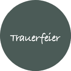 Ein Button Trauerfeier